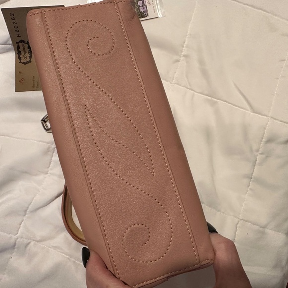 Brighton Pink Leather Handbag - Picture 4 of 7